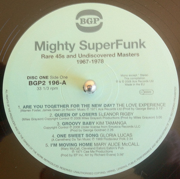 Various : Mighty SuperFunk. Rare 45s And Undiscovered Masters 1967-1978 (Volume 6) (2xLP, Comp)