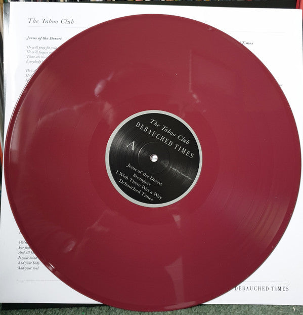 The Taboo Club : Debauched Times (LP, Album, Red)