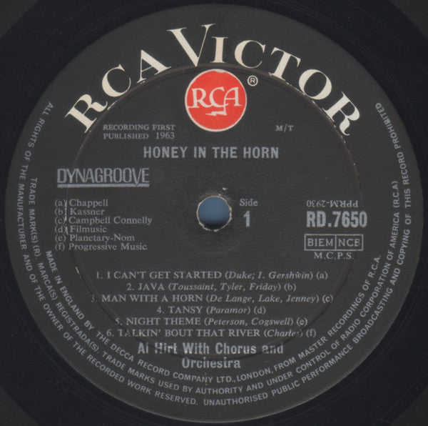 Al Hirt : Honey In The Horn (LP, Album)