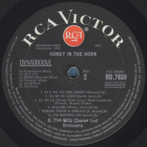 Al Hirt : Honey In The Horn (LP, Album)