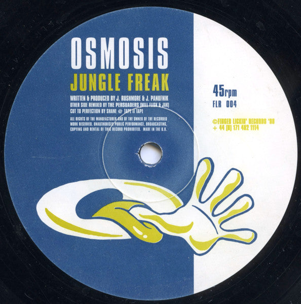 Osmosis : Jungle Freak (12", Single)