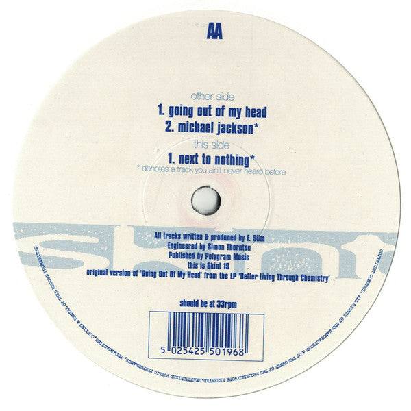Fatboy Slim : Going Out Of My Head (12")