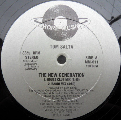 Tom Salta : The New Generation (12")