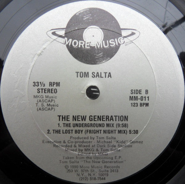 Tom Salta : The New Generation (12")