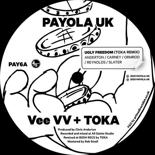 Vee VV, TOKA : Ugly Freedom (Toka Remix) (12", Single)