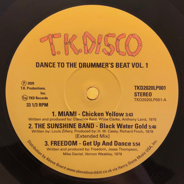 Various : Dance To The Drummer's Beat (Block Party Jams And Breakbeats From The TK Disco Vaults) (Vol. 1)  (2x12", Comp)