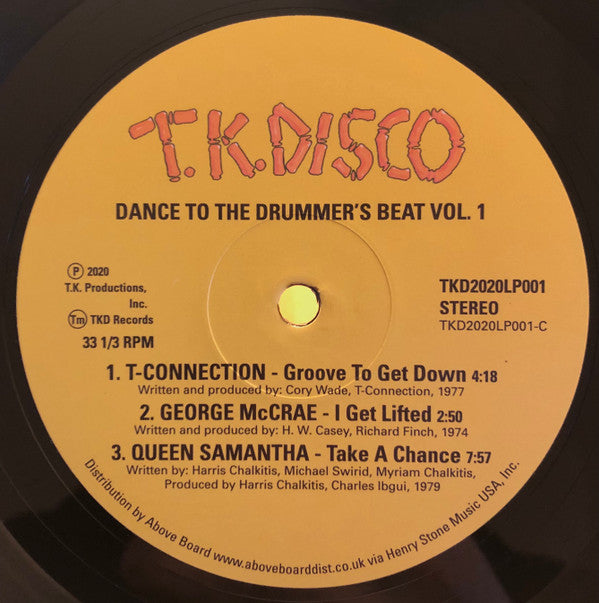 Various : Dance To The Drummer's Beat (Block Party Jams And Breakbeats From The TK Disco Vaults) (Vol. 1)  (2x12", Comp)