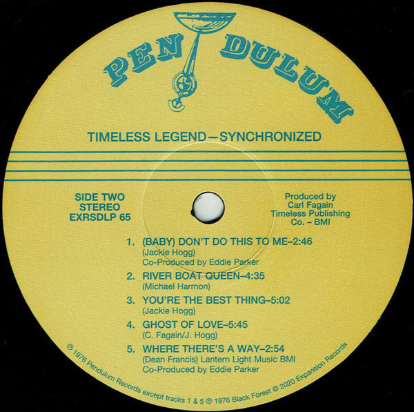 Timeless Legend : Synchronized (LP, Album, RSD, Ltd, Num, RE)