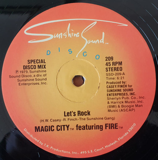 Magic City (2) Featuring Fire (5) : Let's Rock (12")