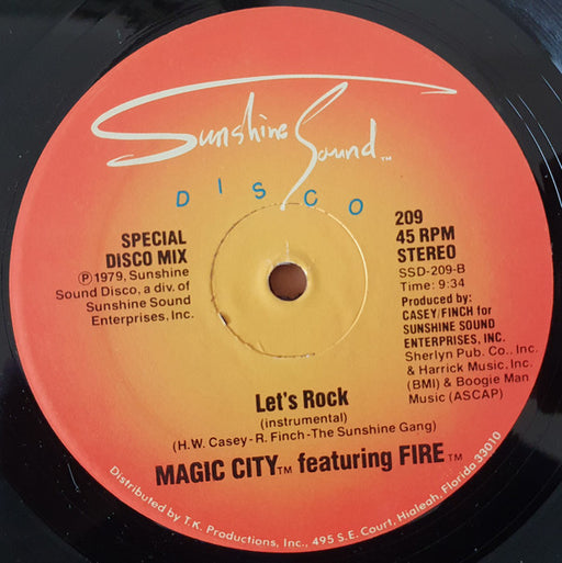 Magic City (2) Featuring Fire (5) : Let's Rock (12")
