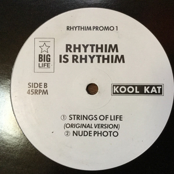 Rhythim Is Rhythim : Strings Of Life '89 (12", Promo)