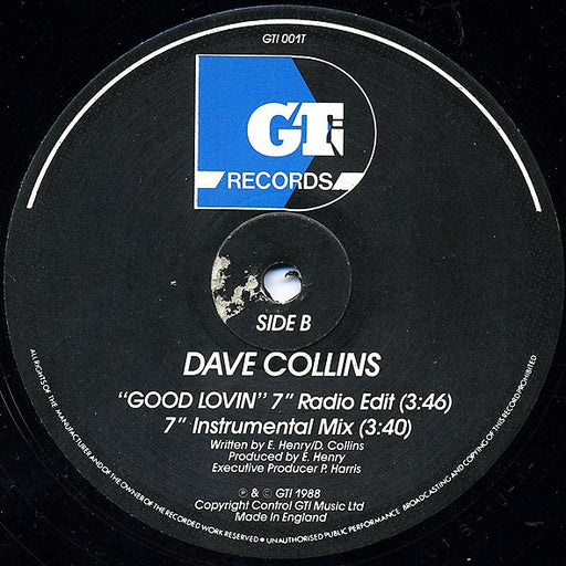 Dave Collins (3) : Good Lovin (12")