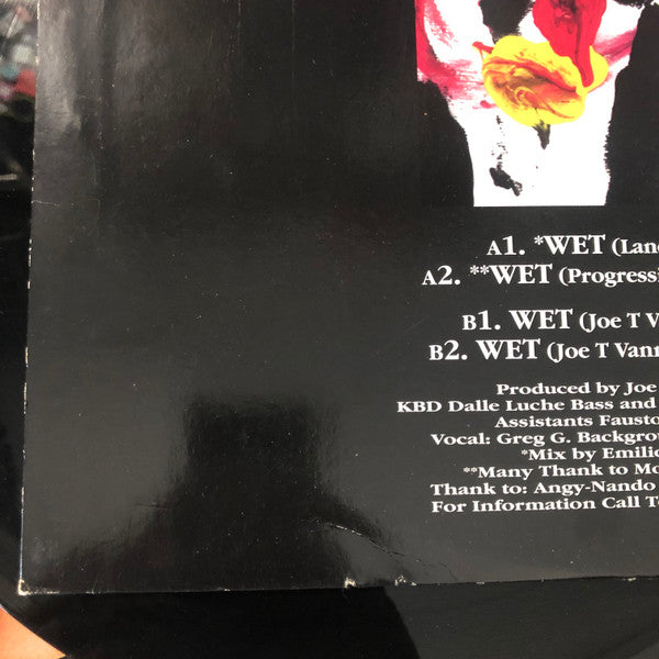 JT Company Feat. Greg G.* : Wet (12")