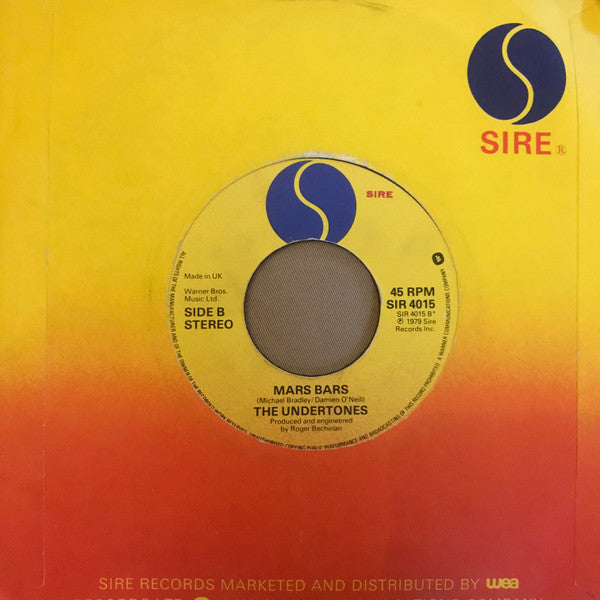 The Undertones : Jimmy Jimmy (7", Single, Lar)