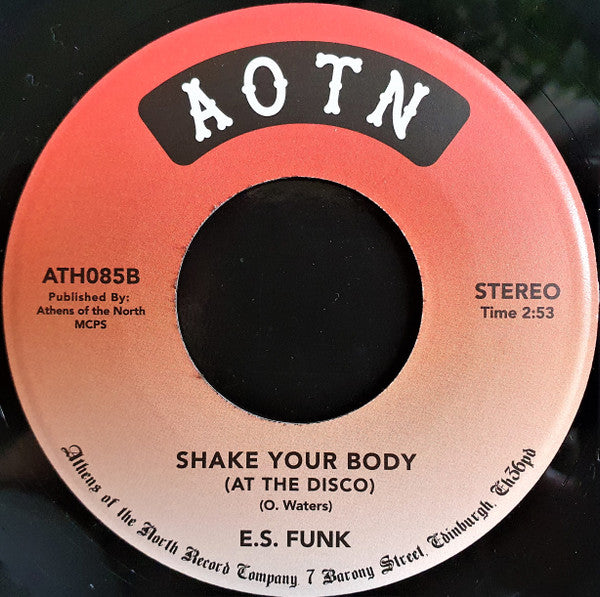 E.S. Funk : Funny Feeling / Shake Your Body (At The Disco) (7", RE)