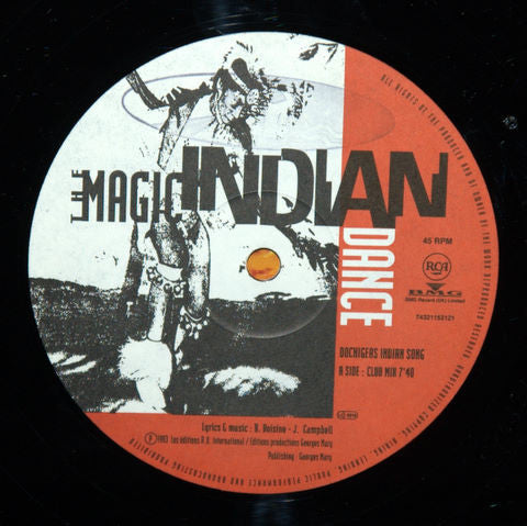 The Magic Indian Dance : Oochigeas Indian Song (12", Maxi)