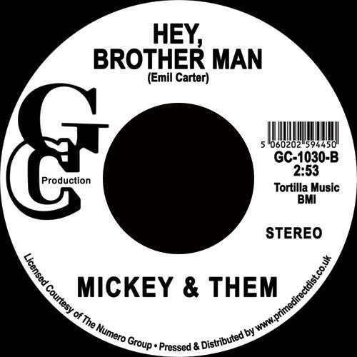 Mickey & The Soul Generation : U.F.O. / Hey, Brother Man (7", RSD, RP)