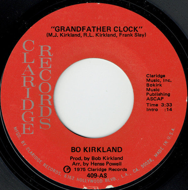 Bo Kirkland : Grandfather Clock (7", Styrene)