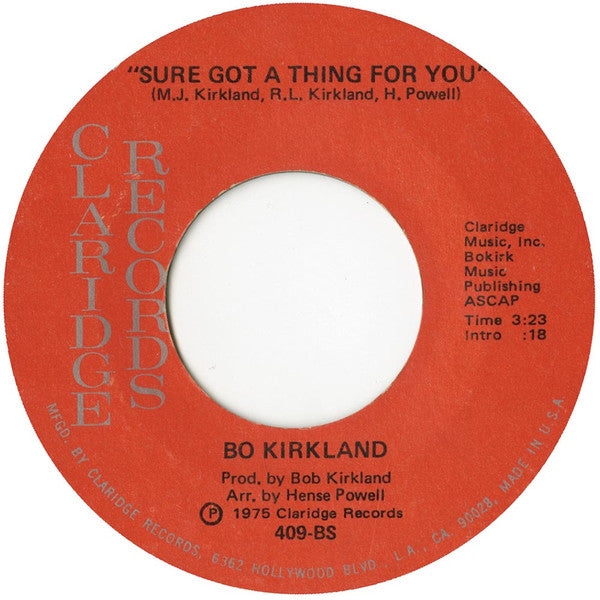 Bo Kirkland : Grandfather Clock (7", Styrene)