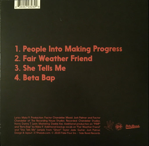 Myka 9* : People Into Making Progress (7")