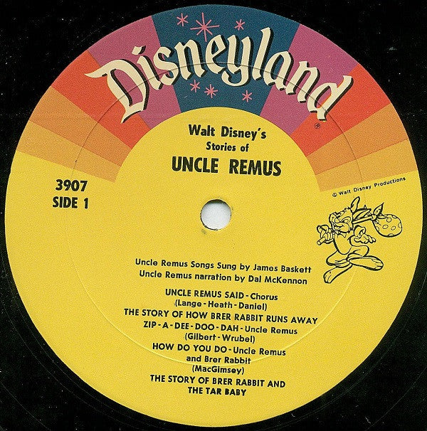 Uncle Remus (4) : Songs And Stories Of Uncle Remus (LP, Album, RE, RP)