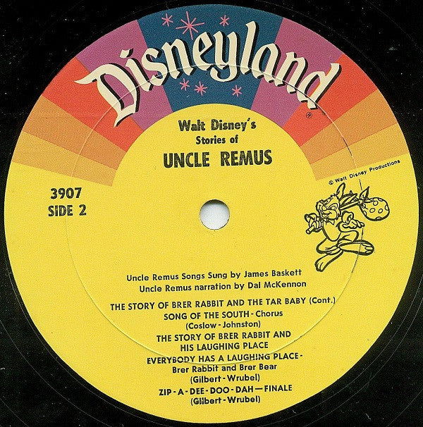 Uncle Remus (4) : Songs And Stories Of Uncle Remus (LP, Album, RE, RP)