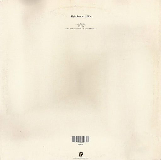 Tiefschwarz : Nix (12")