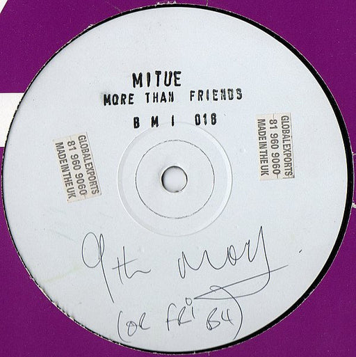 Mi Tue : More Than Friends (12", W/Lbl)