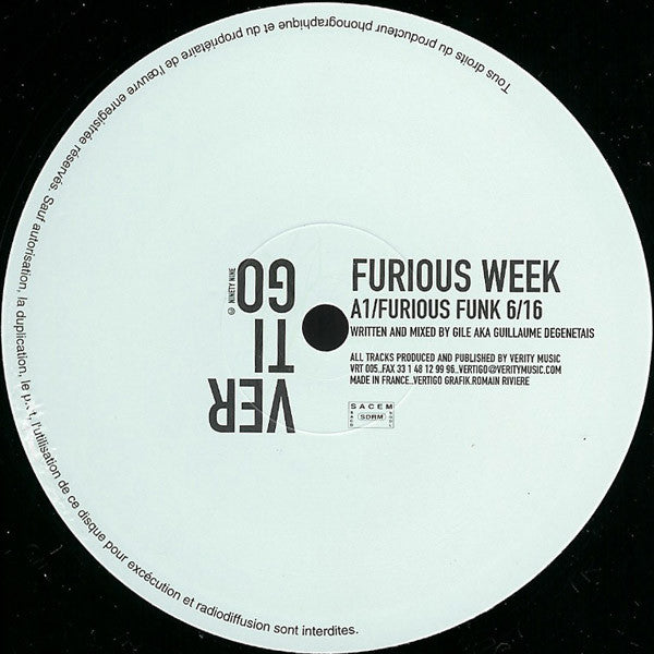 Gile : Furious Week (12")