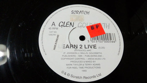 Glen Goldsmith : Learn 2 Live (12")