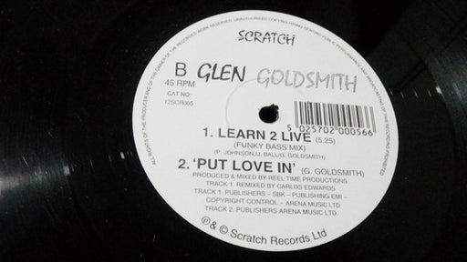 Glen Goldsmith : Learn 2 Live (12")