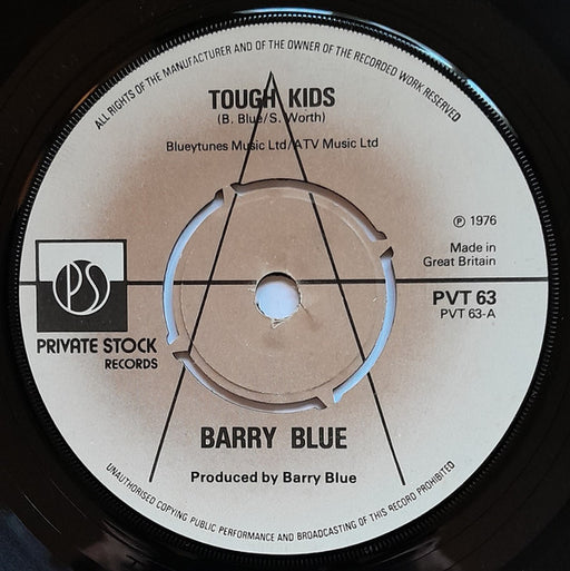 Barry Blue : Tough Kids (7", Single, Promo)