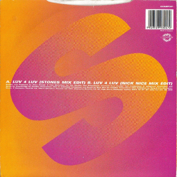 Robin S. : Luv 4 Luv (7", Single)