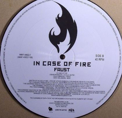 In Case Of Fire : The Cleansing (7", Ltd, Pic)