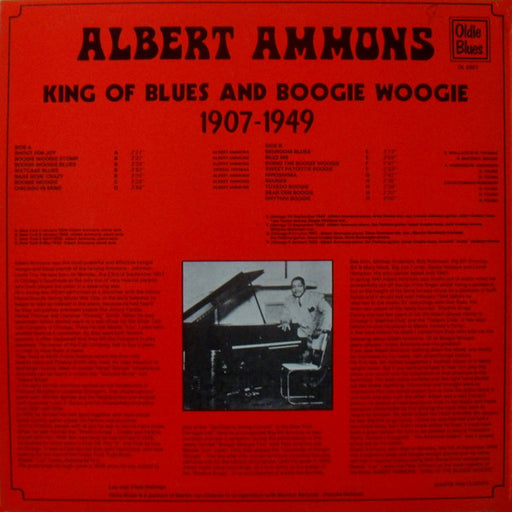 Albert Ammons : King Of Blues And Boogie Woogie (LP, Comp, Mono)