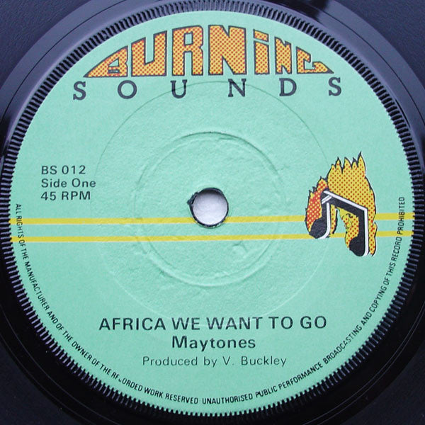 The Maytones : Africa We Want To Go (7")