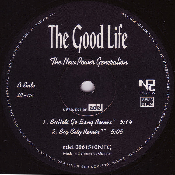 The New Power Generation : The Good Life (12")