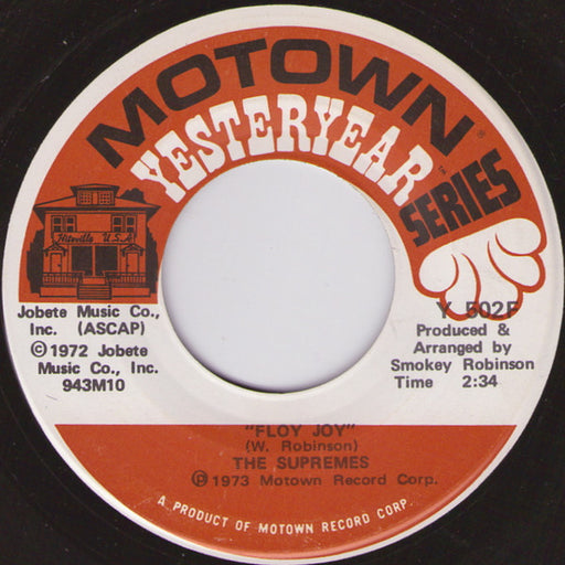 The Supremes : Floy Joy / Touch (7", Single, RE)