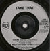 Take That : Back For Good (7", Single)