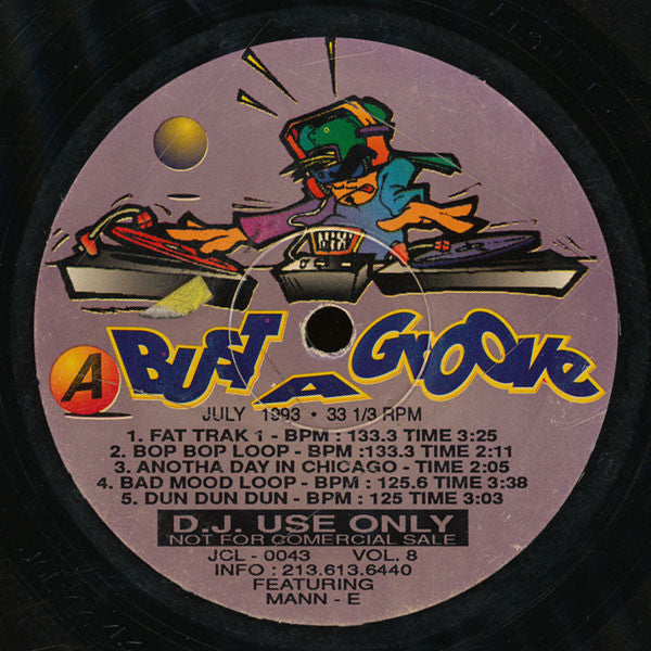 Johnny Loopz : Bust A Groove Vol. 8 (12")