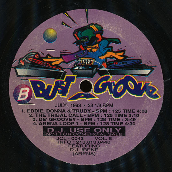 Johnny Loopz : Bust A Groove Vol. 8 (12")