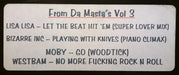 Various : From Da Masta's Vol 3 (12", Unofficial, W/Lbl)