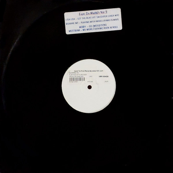 Various : From Da Masta's Vol 3 (12", Unofficial, W/Lbl)