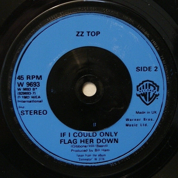 ZZ Top : Gimme All Your Lovin' (7", Single, Blu)