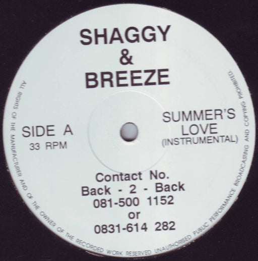 Shaggy & Breeze : Summer's Love / Exposure (12")