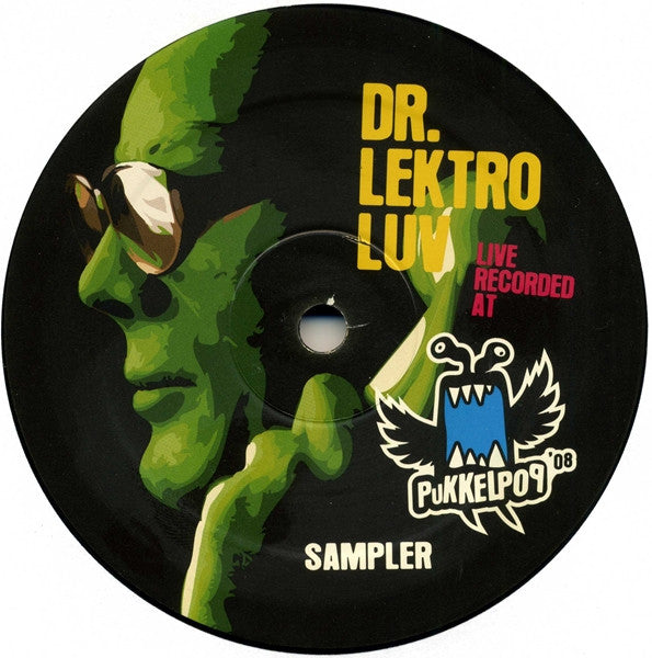 Dr. Lektroluv : Live Recorded At Pukkelpop '08 Sampler (12", Smplr)
