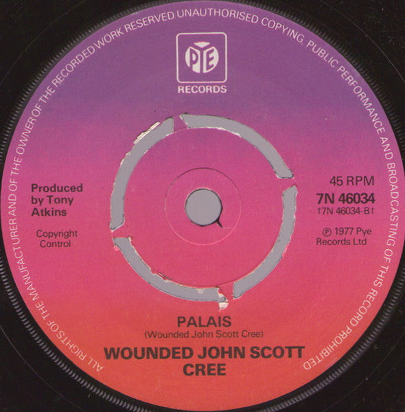 Wounded John Scott Cree* : Rudolph The Red Nosed Reindeer (7", Pus)