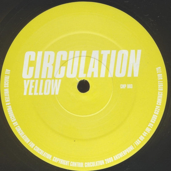 Circulation : Yellow (12")