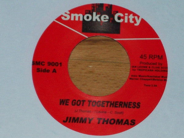 Jimmy Thomas : We Got Togetherness / Secret Doors To Secret Places (7")