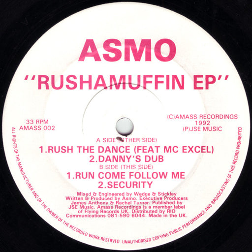 Asmo : Rushamuffin EP (12", EP)